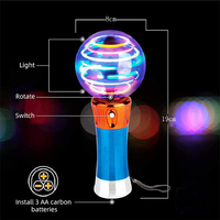 Baguette LED Lumineuse Multicolore en Gros, Balle Magique Lumineuse, Baguette Féerique Scintillante, 32 Motifs Clignotants, Fonctionnant sur Piles, Idéale pour les Remises de Diplômes