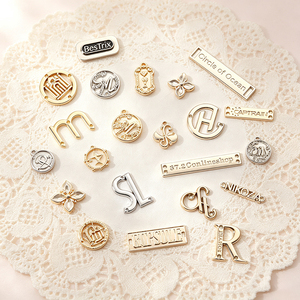 Pendentif de sac en métal le plus vendu, avec trou pour accrocher, étiquette nominative en alliage de zinc, accessoire à coudre, étiquette métallique - Product Image 6