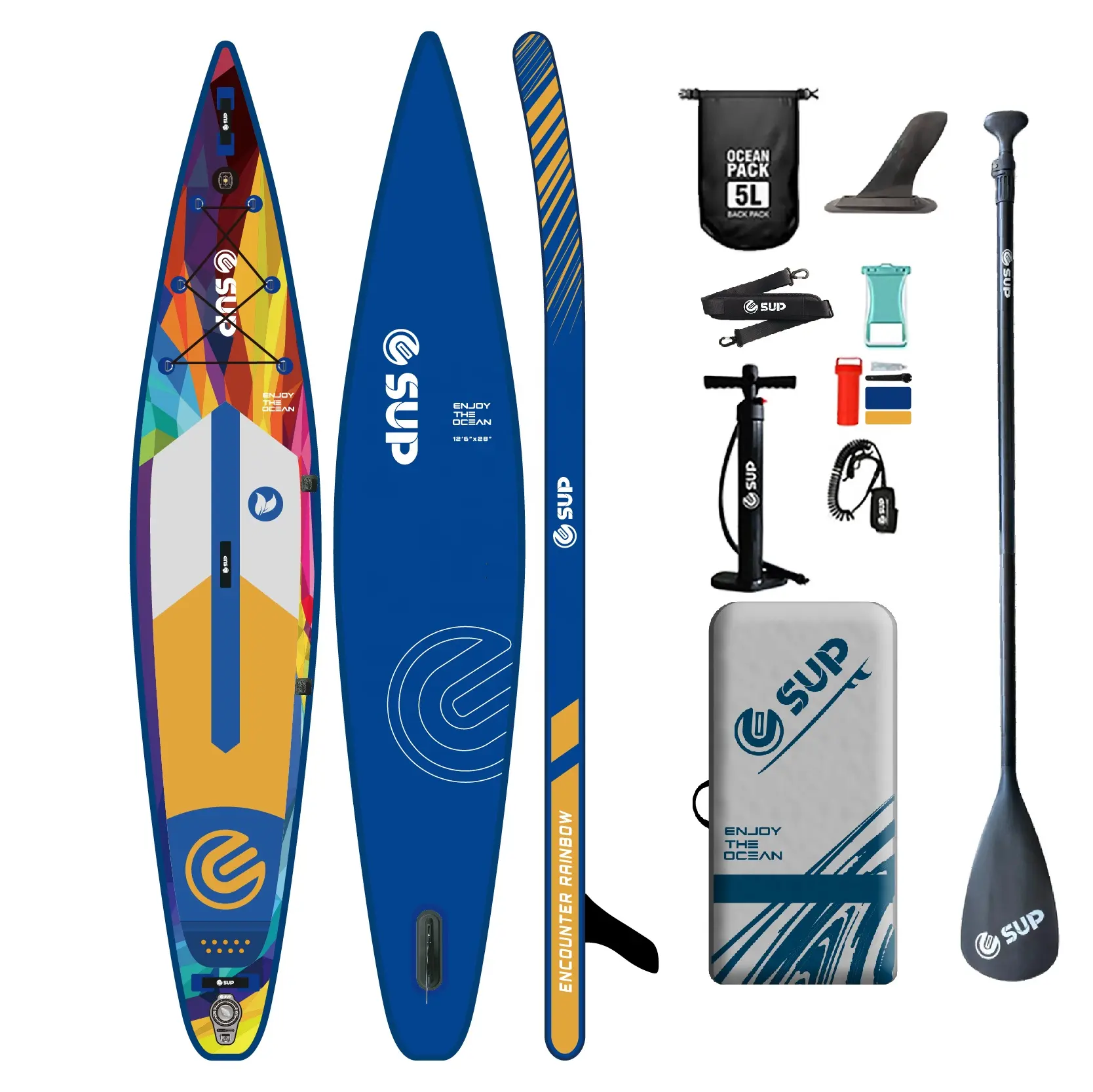 E Sup Opblaasbare Race Paddle Board Paddel Surf Paddle Board Racebord Wratten Sport Paddleboard