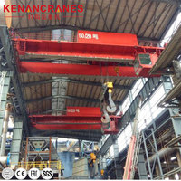 Grue à portique à deux crochets pour la coulée industrielle, grue à portique électrique à double poutre pour la manipulation de métaux fondus