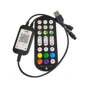 Réglable Automatique Musique Commande Vocale <span class=keywords><strong>44</strong></span> Touches RVB <span class=keywords><strong>Color</strong></span>é Couleurs Courantes Led Bandes Lumière Télécommande En Gros - Product Image 2