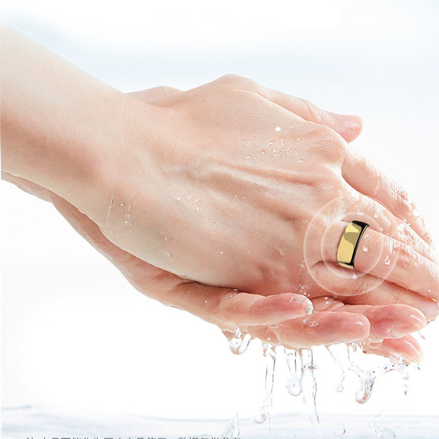 Factory Price Wearable Smart Ring Fitness Monitor Finger Waterproof Gold Health Smart Ring for Sport