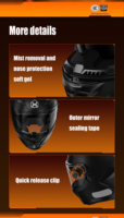 Casque de moto intégral certifié DOT, résistant aux chocs, coque en ABS, tampon EPS, double visière, casque de course