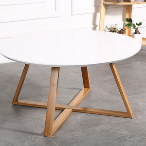 Pequeño sofá moderno estilo nórdico sala de estar redonda de lujo extremo lateral cama mesa de centro - Product Image 6