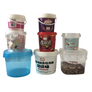 Food Grade Airtight Clear <strong>Plastic</strong> Bucket with Nuts Lid <strong>150</strong> ml to 5L Yogurt Candy Jam <strong>Drums</strong> Pails &amp; <strong>Barrels</strong> for Storage - Product Image 3