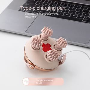 Alat perawatan kulit kepala akupuntur cahaya merah portabel instrumen pemijat kepala untuk dekompresi Meridian - Product Image 4