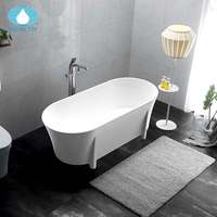 Baignoire autoportante de forme ovale
