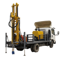 Foreuse de puits montée sur camion HRT-260, machine de forage hydraulique diesel 260m, transport facile et installation rapide