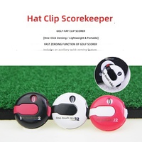 Clip per Cappello con Contatore Punteggio Golf in Plastica, Mini Contatore da Dito per Registrazione Punteggio