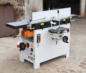 Machine combinée multifonctionnelle 400 mm pour le travail du bois : Scie à table coulissante horizontale, Dégauchisseuse, Raboteuse, Mortaiseuse, Fraiseuse à broches, Moteur - Product Image 1