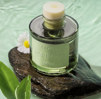 Nouveau Style De Luxe Parfum De Maison Désodorisant De Marque Privée Verre Reed Diffuseur Bouteille 50ml Sans Phtalate Écologique