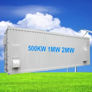 Energie speicher für Industrie-und Gewerbe container BESS-System 500kW 1MWh 2MWh PCS-Hybrid-Solarcontainer-Batterie fabrik