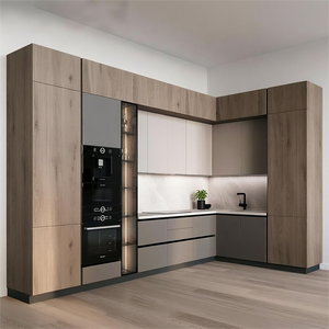 Fabricant d'armoires de cuisine sur mesure d'usine du Shandong avec 8 ans d'expérience, unités de cuisine compactes tout-<span class=keywords><strong>en</strong></span>-un mobiles <span class=keywords><strong>en</strong></span> 3 pièces - Product Image 2