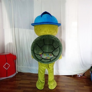 Godimento CE verde tartaruga Costume mascotte Unisex abbigliamento cartone animato Cosplay tartaruga cornuto <span class=keywords><strong>attore</strong></span> che cammina per Halloween - Product Image 3