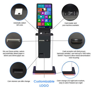 32 Inch Touch Screen Hotel Room Self Register Check Passport Scanner Card Dispenser Receipt Printer Cash Payment SDK Floor - Product Image 4