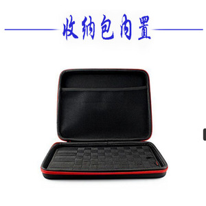 Kit de herramientas organizador electrónico en forma de cubo negro con cremallera para almacenamiento y transporte - Product Image 2