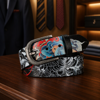 Ceinture pour homme 2026, nouvelle ceinture en cuir imprimée haut de gamme, ceinture en cuir, ceinture tendance et populaire pour homme