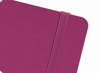 Carnet à couverture souple format A5 personnalisé avec bande élastique, papier offset et carton