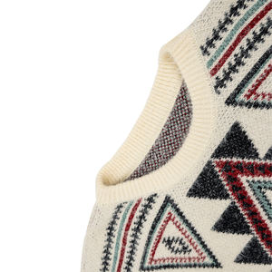 مخصص تريكو OEM ODM جودة عالية العرقية محبوك المعطف شرابات زائد الحجم سترة الشتاء شال للنساء - Product Image 5