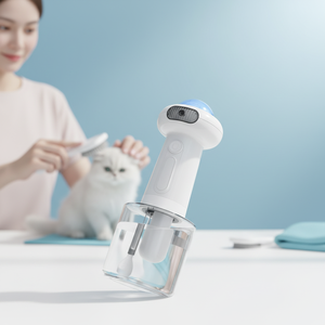 Distributeur de <span class=keywords><strong>shampoing</strong></span> électrique pour animaux de compagnie OEM IPX7, distributeur automatique de savon pour chien, mousseur à savon, brosse de toilettage pour chien, <span class=keywords><strong>shampoing</strong></span> pour chat - Product Image 1