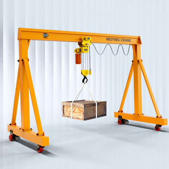 2 Ton Small Gantry Crane Electric Wireless Control Mobile Mini Small Adjustable 5 Ton Gantry Crane