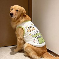 Débardeur pour chien Super Mignon Crayon Shin Chan, Vêtements pour chiens de grande taille, Doux pour la peau, pour Golden Retriever, Labrador