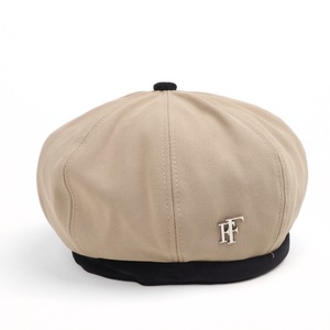 Sombreros Boina de Algodón Otoño Invierno Moda Sombrero de Mujer Diseño Clásico Beige Negro Marrón - Product Image 4