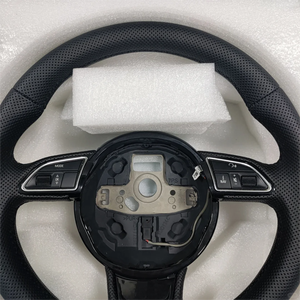 Volant de voiture en Alcantara violet, modèle sport en fibre de carbone pour <span class=keywords><strong>Audi</strong></span> <span class=keywords><strong>Q</strong></span> C8 A1 A3 A4 A5 A6 A7 A8 B6 B7 B8 B9 C6 C7 TT R8 - Product Image 5