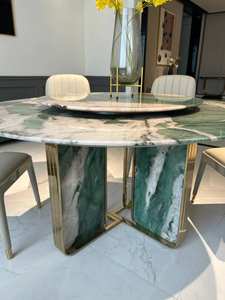 Dalle de marbre naturel de luxe du Brésil, quartzite vert de luxe pour salon, salle à manger, chambre à coucher, hall - Product Image 4