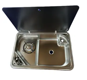 CSA SAI AGA AMERICA AUSTRALIA NEWZEALAND LPG gas stove sink combo for RV motorhomes travel trailer Yacht GR-933