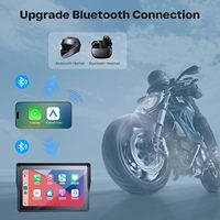 Navigation GPS tactile pour moto avec CarPlay et Android Auto, étanche, Bluetooth, écran anti-reflet, fournisseur d'usine en gros