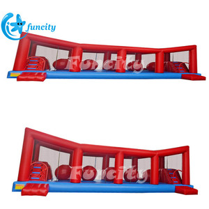 Dành cho người lớn ngoài trời khởi động trại bọt lớn chạy trò chơi thương mại Nhà bị trả lại Inflatable <span class=keywords><strong>Ninja</strong></span> khóa học trở ngại - Product Image 2