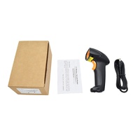 Escáner de Códigos de Barras Inalámbrico 2.4G Portátil 1D 2D, Lector de Códigos de Barras 2D para Comercio Minorista y Almacenes