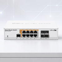Original New CRS112-8P-4S-IN 8x Gigabit Ethernet 4x SFP Cages Desktop case Poe-out Network Switch CRS112-8P-4S-IN.