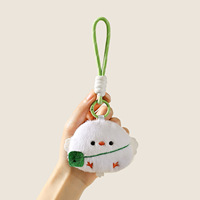 Porte-clés en peluche Kawaii en forme d'oiseau de dessin animé, écologique, doux, avec cordon, breloque pour sac à dos, cadeau créatif, vente en gros