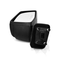 Clignotant intégré miroir de camion noir texturé pour Chevrolet Silverado 2019-2024 installation facile