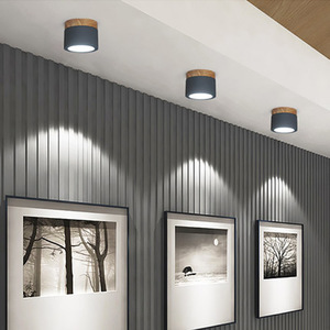 Hiện Đại Trong Nhà Văn Phòng Đèn Trần Đồ Đạc Gỗ Và Kim Loại Led Chiếu Sáng Trần - Product Image 5