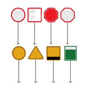 Aluminium Sublimation Metal Blank Road Signs Aluminum Street Blanks Rectangle Aluminum Signs For Traffic Road Signs