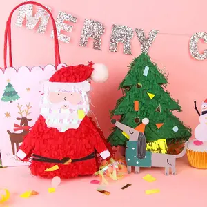 Benutzer definierte Zuckers tange Pinata Wunder kerze Großhandel umwelt freundliche Weihnachts dekoration Pinata für Kinder Großhandel Mini Pinata Kinder bevorzugen