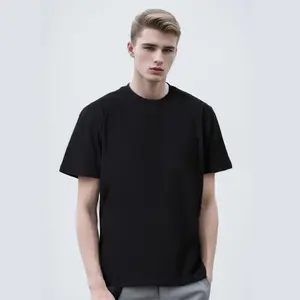 निर्माता उच्च गुणवत्ता वाले 100 कॉटन टी शर्ट यूनिसेक्स टी-शर्ट ब्लैंक डीटीजी स्ट्रीट वियर फिट पुरुषों की टी शर्ट