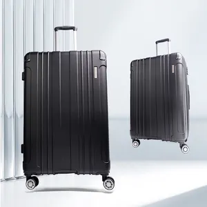 उच्च गुणवत्ता वाले हल्के वजन वाले ट्रॉली सूटकेस सेट 3पीसी 20'' 24'' 28'' ट्रैवल लगेज स्पिनर कास्टर यूनिसेक्स फैशन एबीएस पीसी ट्रॉली