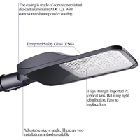 Lampadaire LED moderne en alliage d'aluminium moulé sous pression, alimentation AC/DC, IP66, lampe routière, autoroute, CE RoHS