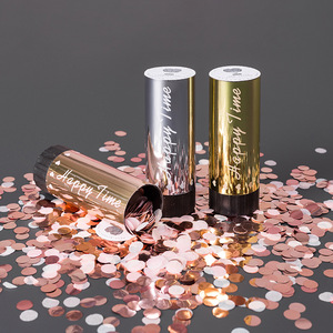 <b>Wedding</b> <b>Confetti</b> Paper Salute Party Poppers <b>Confetti</b> Shooters Birthday Party Popper Biodegradable <b>Confetti</b> Cannon 11cm - Product Image 2