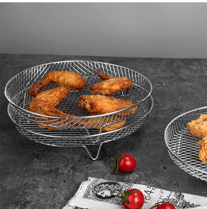 Griglia a 3 livelli impilabile in acciaio inossidabile <span class=keywords><strong>per</strong></span> <span class=keywords><strong>friggitrice</strong></span> <span class=keywords><strong>ad</strong></span> <span class=keywords><strong>aria</strong></span>, <span class=keywords><strong>accessori</strong></span> <span class=keywords><strong>per</strong></span> <span class=keywords><strong>friggitrice</strong></span> <span class=keywords><strong>ad</strong></span> <span class=keywords><strong>aria</strong></span> <span class=keywords><strong>per</strong></span> cottura e disidratazione - Product Image 5