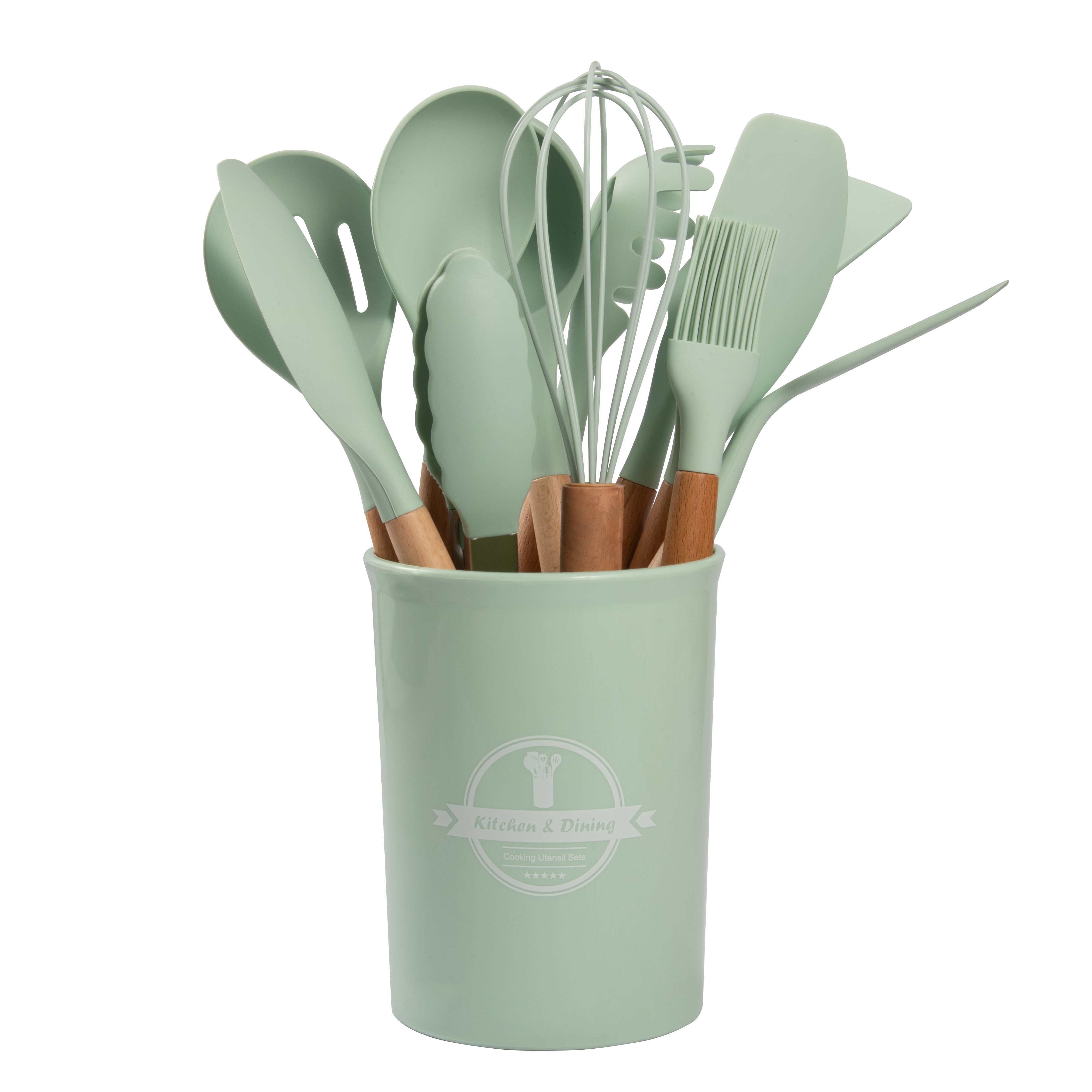 Set da 12 pezzi verde chiaro