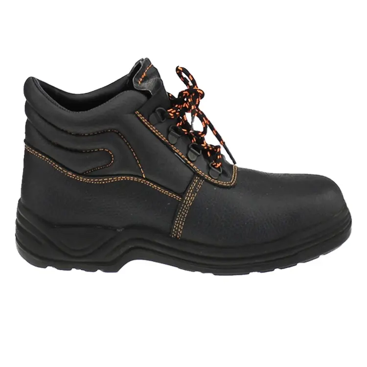 Outdoor Four Seasons middle-cut steel PU outsole work shoes steel toe caps