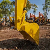Excavatrice sur chenilles Komatsu PC220-8 d'occasion, d'origine japonaise, 22 tonnes, matériel de terrassement, Komatsu PC60 PC200 PC210 à vendre