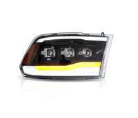 Kit de rétrofit de phares VLAND pour 1500 2500 3500 12V avec feux de jour à LED 4600 Lumens Neuf
