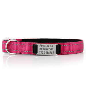 Collar reflectante <span class=keywords><strong>de</strong></span> nailon <span class=keywords><strong>para</strong></span> mascotas, productos personalizados con <span class=keywords><strong>número</strong></span> <span class=keywords><strong>de</strong></span> <span class=keywords><strong>teléfono</strong></span> y nombre, placa <span class=keywords><strong>de</strong></span> Metal, con relleno <span class=keywords><strong>de</strong></span> neopreno, venta al por mayor <span class=keywords><strong>de</strong></span> fábrica - Product Image 2