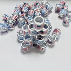 แหวนนกพิราบแข่งคุณภาพสูง เป็นมิตรกับสิ่งแวดล้อม ทำจากพลาสติก ปรับแต่งได้ พร้อมชื่อส่วนตัว - Product Image 6